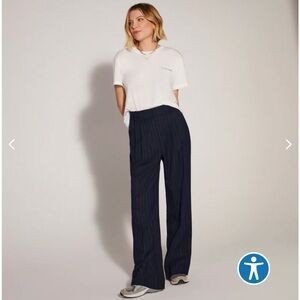 Favorite Daughter Navy blue pinstripe Dream Pants